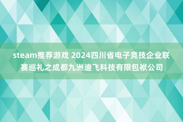 steam推荐游戏 2024四川省电子竞技企业联赛巡礼之成都九洲迪飞科技有限包袱公司