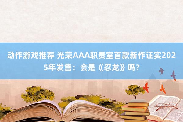 动作游戏推荐 光荣AAA职责室首款新作证实2025年发售：会是《忍龙》吗？